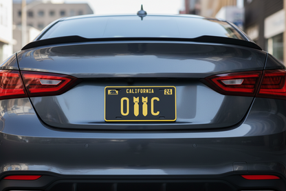 Cali O11C Vanity license plate